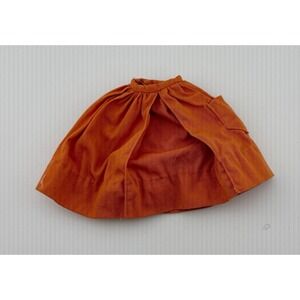Vintage 1960s Barbie Mattel Orange Pak Full Gathered Skirt